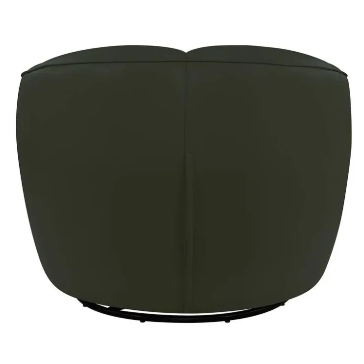 Swivel Accent Armchair - Green Hot