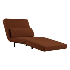Swivel Armchair Bed - Rust Orange Sale