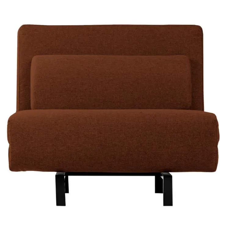 Swivel Armchair Bed - Rust Orange Sale