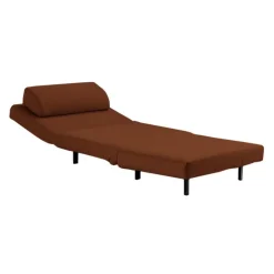 Swivel Armchair Bed - Rust Orange Sale