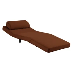 Swivel Armchair Bed - Rust Orange Sale