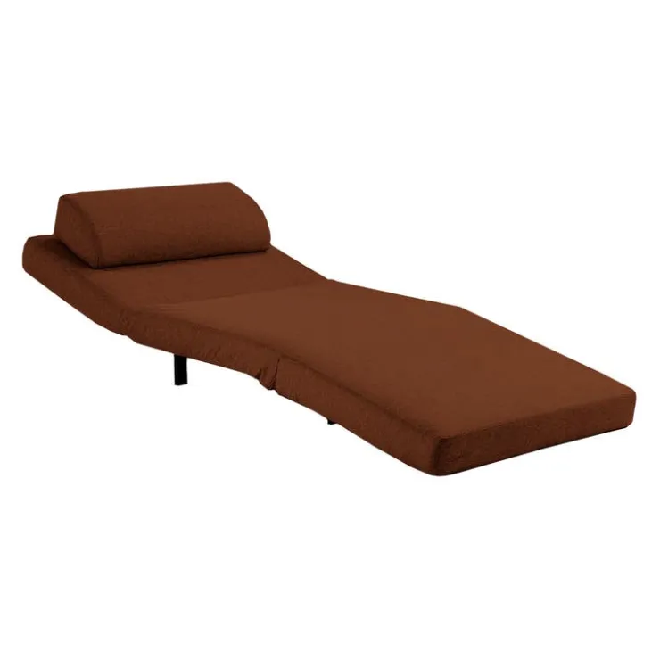Swivel Armchair Bed - Rust Orange Sale