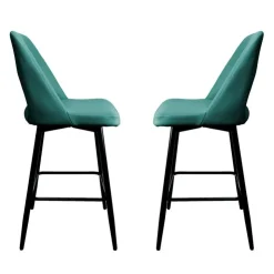 Swivel Barstools (Set of 2) Blue Online