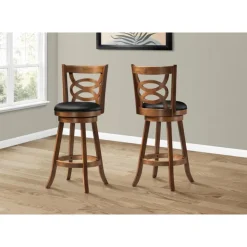 Monarch Swivel Barstools (Set of 2) Oak Online