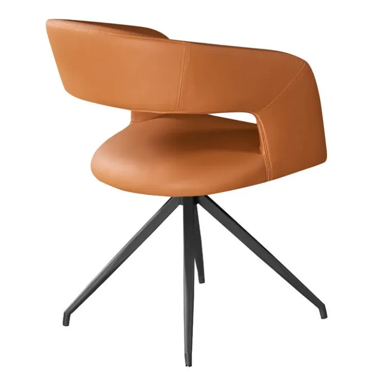 Swivel Chair - Pumpkin Orange Tan Discount