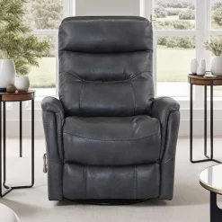 Swivel Recliner Grey Clearance
