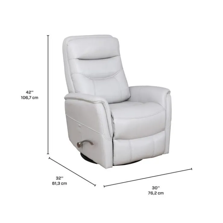 Swivel Recliner Grey New