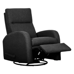 Swivel Reclining Armchair Charcoal Clearance