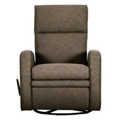 Swivel Reclining Armchair Brown Sale