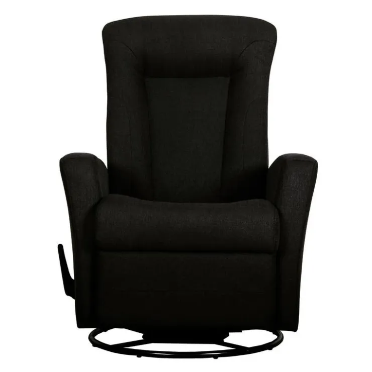 Swivel Rocker Recliner - Black Hot