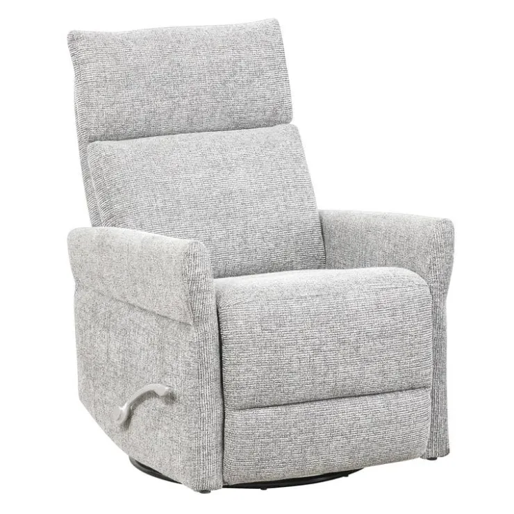 Swivel Rocker Recliner - Light Grey Hot