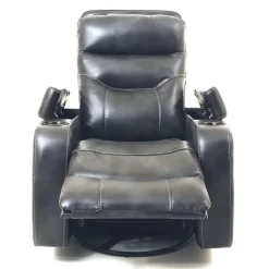 Swivel Rocker Recliner with Storage - Grey New