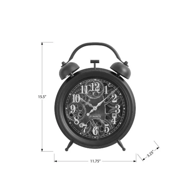 Monarch Table Clock Black Clearance