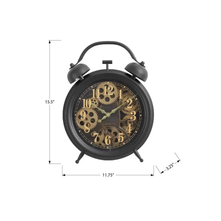 Monarch Table Clock Brown Clearance