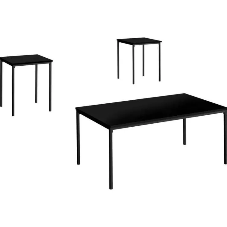 Monarch Table set - 3pcs set / / metal - Black New