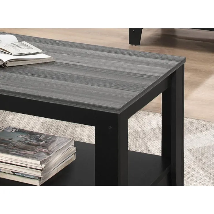 Monarch Table set - 3pcs set / / grey top - Black Clearance