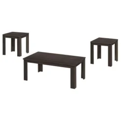 Monarch Table set - 3pcs set / brown - Oak