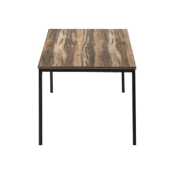 Monarch Table set - 3pcs set / reclaimed / black metal - Brown Discount
