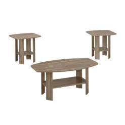 Monarch Table set - 3pcs set / - Dark Taupe New