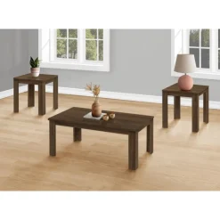 Monarch Table set - 3pcs set / dark - Walnut Discount