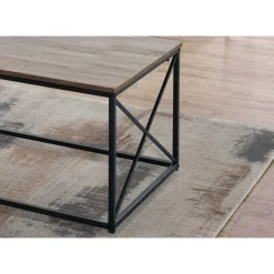 Monarch Table set - 3pcs set / / black metal - Dark Taupe New