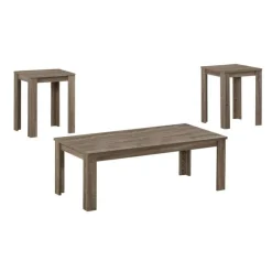 Monarch Table set - 3pcs set / - Dark Taupe New