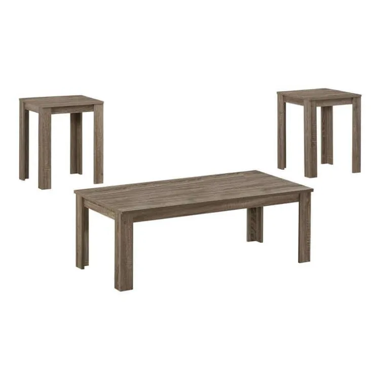 Monarch Table set - 3pcs set / - Dark Taupe New