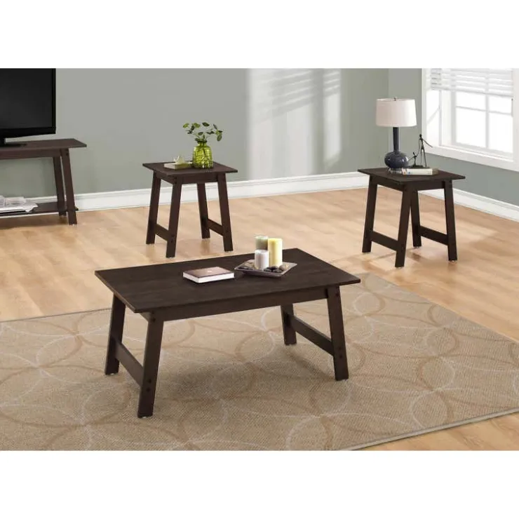 Monarch Table set - 3pcs set / - Espresso New
