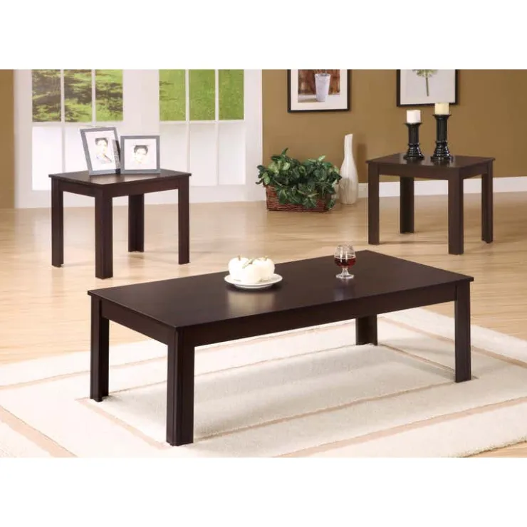 Monarch Table set - 3pcs set / - Espresso Clearance