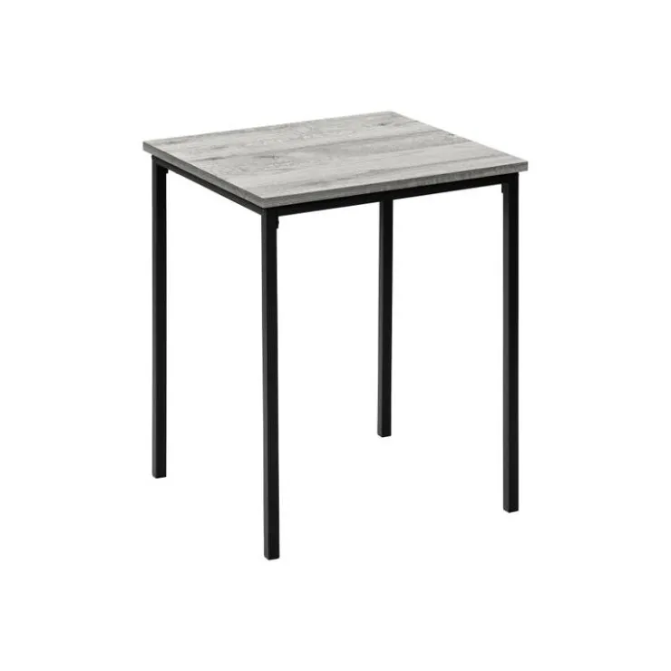 Monarch Table set - 3pcs set / / black metal - Grey Online