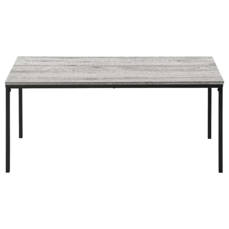 Monarch Table set - 3pcs set / / black metal - Grey Online