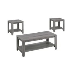Monarch Table set - 3pcs set / - Grey Discount