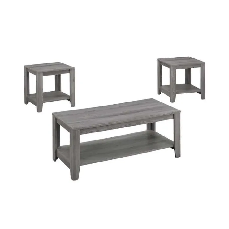 Monarch Table set - 3pcs set / - Grey Discount