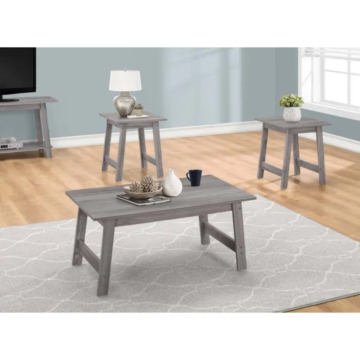 Monarch Table set - 3pcs set / - Grey Sale