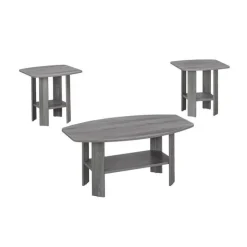 Monarch Table set - 3pcs set / - Grey Discount
