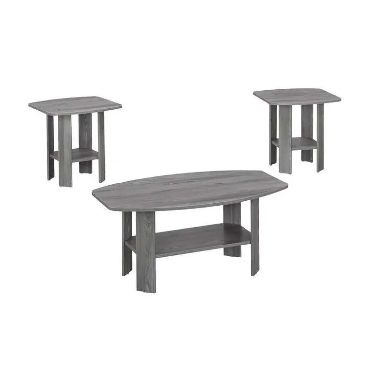 Monarch Table set - 3pcs set / - Grey Discount