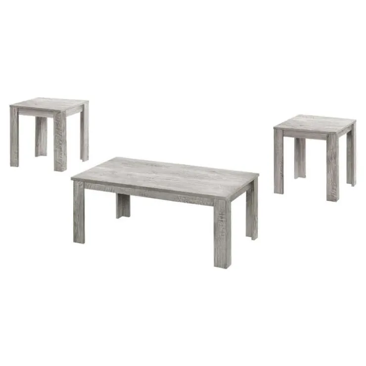 Monarch Table set - 3pcs set / industrial - Grey Online