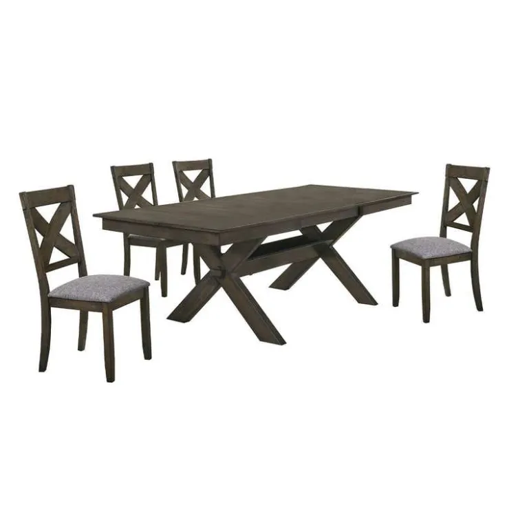 Table with 4 chairs Grey Sale