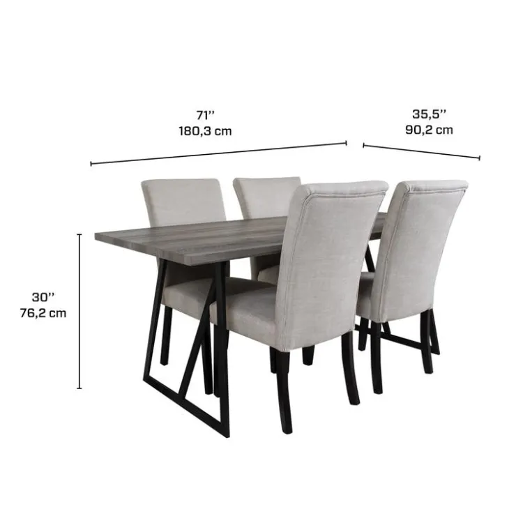 Table with 4 chairs Outlet