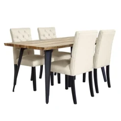Table with 4 Chairs - Beige Hot
