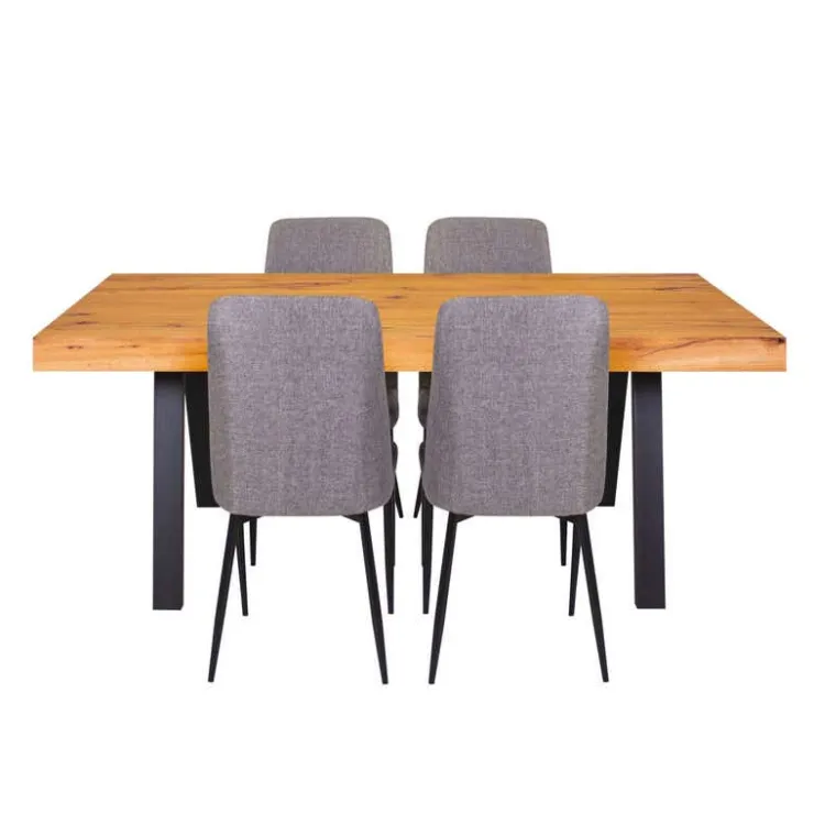 Table with 4 Chairs - Grey Online