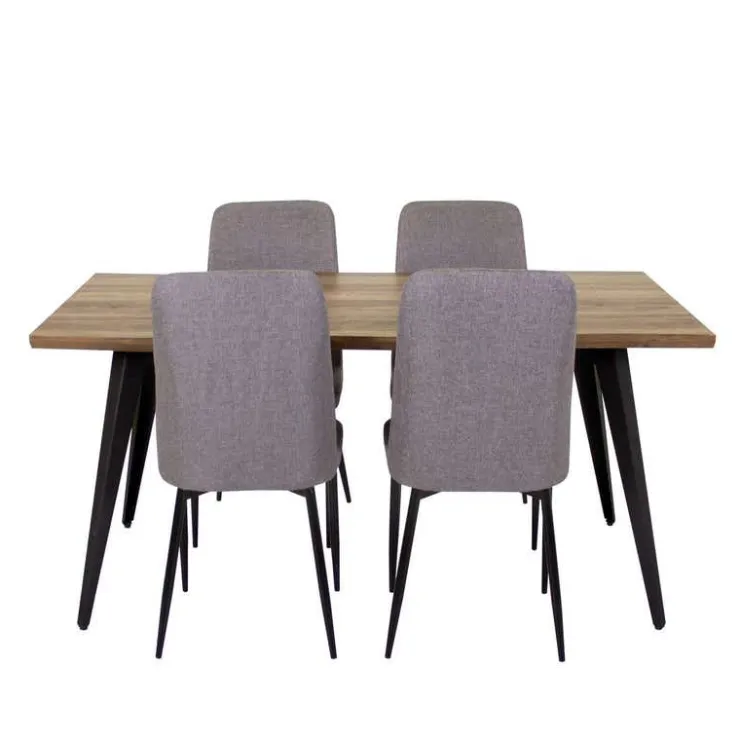 Table with 4 Chairs - Grey Best