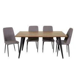 Table with 4 Chairs - Grey Best