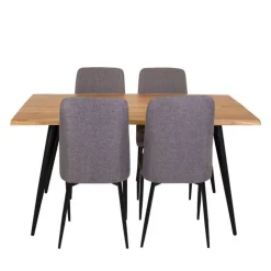 Table with 4 Chairs - Grey Best