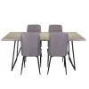 Table with 4 Chairs - Grey Discount