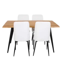 Table with 4 Chairs - White Online