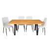 Table with 4 Chairs - White Best