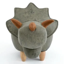 Triceratops-Shaped Kids Pouf – 37.8