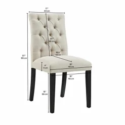 Tufted Chairs (Set of 2) - Beige Best