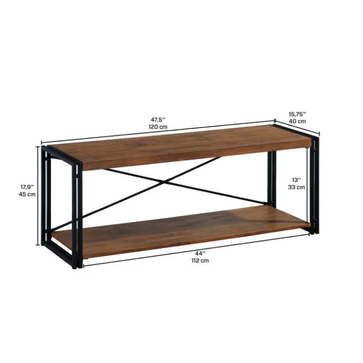 TV Stand 48" Brown Clearance